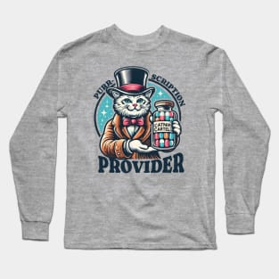 Funny Cat Dealer Long Sleeve T-Shirt